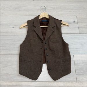 [Ralph Lauren] Brown Wool Vest